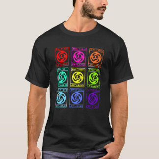 Brits Leyland Kleurrijk Autodesign T-shirt