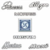 Brits Leyland Theme Sticker (Voorkant)