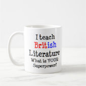 Brits literatuuronderwijs koffiemok (Links)