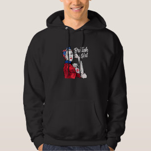 Brits meisje - Groot-Brittannië - Erfgoed van de v Hoodie