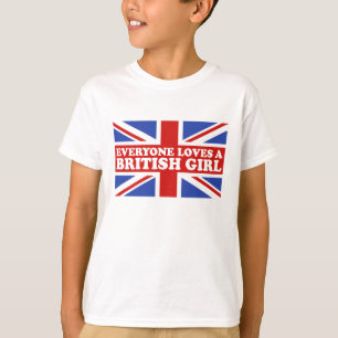 Brits meisje t-shirt