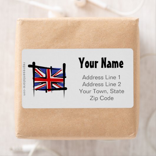 Brits merk etiket (Insitu)