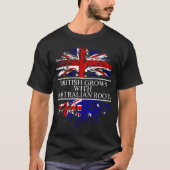 Brits met australische wortels en australiaanse vl t-shirt (Voorkant)