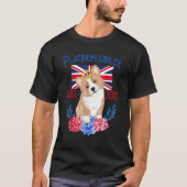 Brits monarch Quee van Koningin Jubilee 2022 T-shirt (Voorkant)
