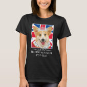 Brits monarch Quee van Koningin Jubilee 2022 T-shirt (Voorkant)