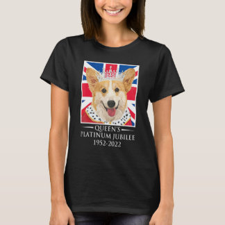 Brits monarch Quee van Koningin Jubilee 2022 T-shirt