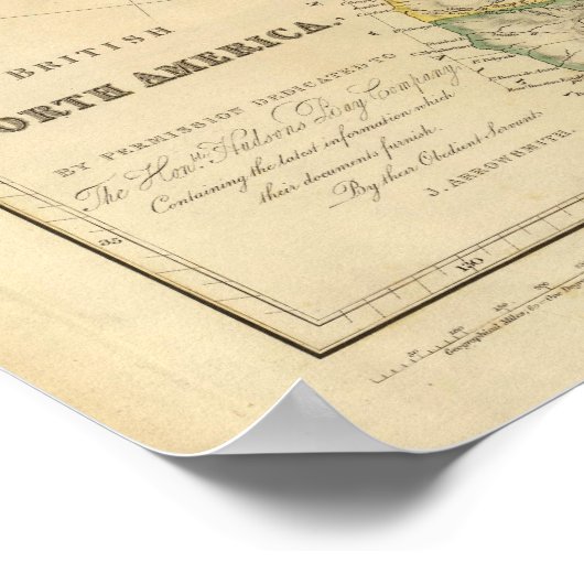 Brits Noord-Amerika 3 Poster (Hoek)