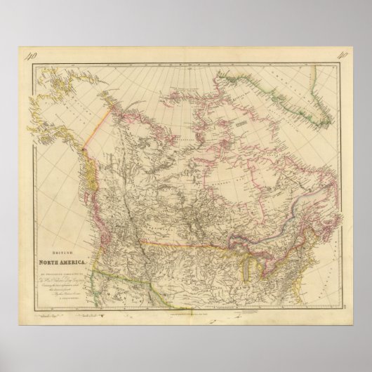 Brits Noord-Amerika 3 Poster (Voorkant)