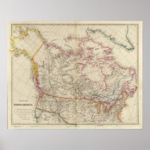 Brits Noord-Amerika 4 Poster