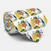 Brits officieel wapenschild voor antarctische doel stropdas (Opgerold)