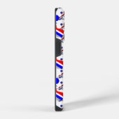 Brits ogend hondenpatroon iPhone hoesje (Rechterkant)