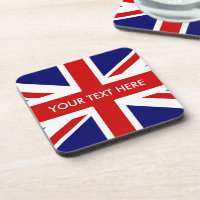Brits onderzetter met vlag van EU-vlag