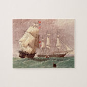 Brits oorlogsschip HMS Warrior Legpuzzel (Horizontaal)