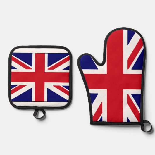 Brits Ovenwant & Pannenlap Set (Voorkant)