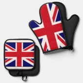 Brits Ovenwant & Pannenlap Set (Voorkant / Achterkant)