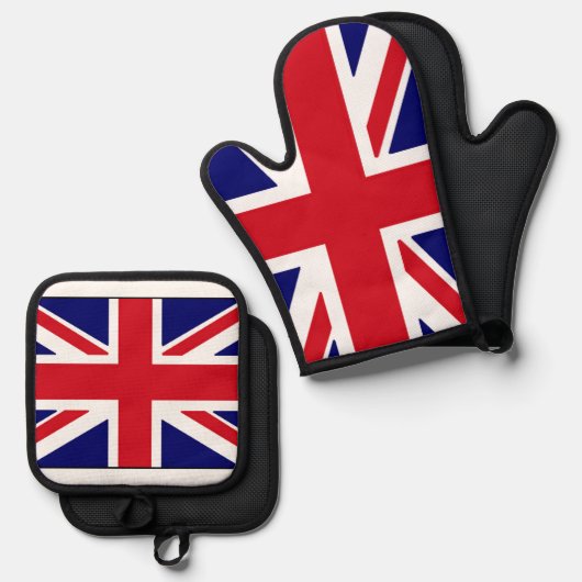 Brits Ovenwant & Pannenlap Set (Voorkant / Achterkant)