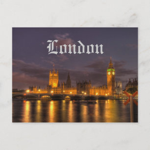 Brits parlement in Londen Briefkaart