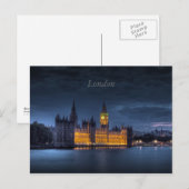 Brits parlement in Londen Briefkaart (Voorkant / Achterkant)