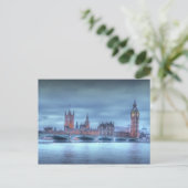 Brits parlement in Londen Briefkaart (Staand voorkant)