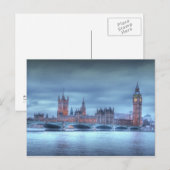 Brits parlement in Londen Briefkaart (Voorkant / Achterkant)