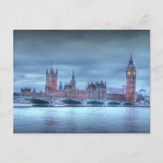 Brits parlement in Londen Briefkaart (Voorkant)