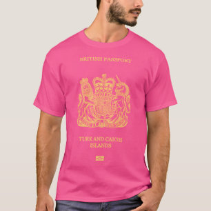 Brits paspoort (Turks- en Caicoseilanden) T-shirt