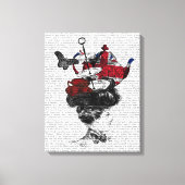 Brits Pet vanmiddag Tea Canvas Afdruk (Voorkant)