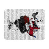 Brits Pet vanmiddag Tea Magneet (Horizontaal)