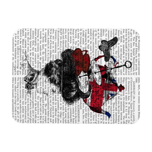 Brits Pet vanmiddag Tea Magneet (Horizontaal)