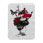 Brits Pet vanmiddag Tea Magneet (Verticaal)