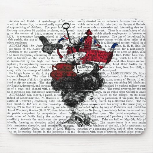 Brits Pet vanmiddag Tea Muismat (Voorkant)