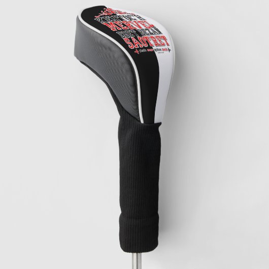 Brits pond golfheadcover (Schuin)