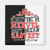 Brits pond magneet (Voorkant)