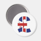 Brits pond magneet (Voorkant / Achterkant)