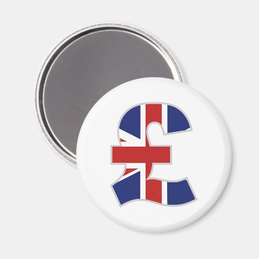 Brits pond magneet (Voorkant / Achterkant)