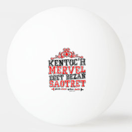 Brits pond pingpongbal