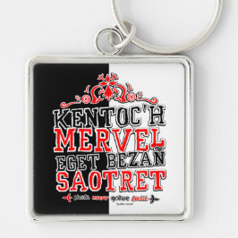 Brits pond sleutelhanger