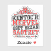 Brits pond sticker (Vel)