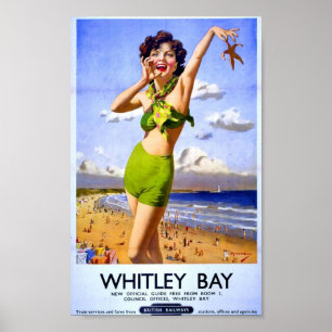  Brits Poster Beach Holiday British Rail