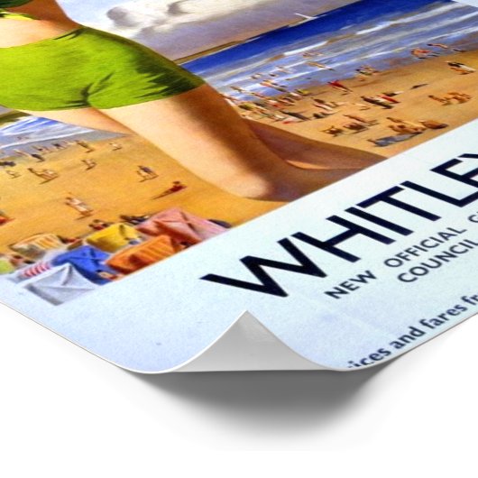 Brits Poster Beach Holiday British Rail (Hoek)