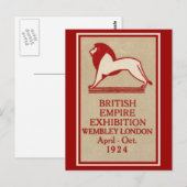 Brits Poster van de Rijk 1924 Briefkaart (Voorkant / Achterkant)