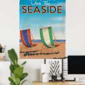 Brits poster voor de reiszee. (Thuiskantoor)