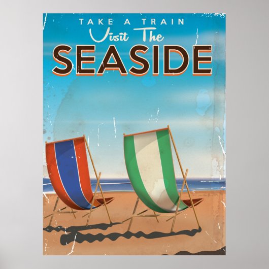 Brits poster voor de reiszee. (Voorkant)
