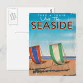  Brits poster voor de reiszee. Briefkaart (Voorkant / Achterkant)
