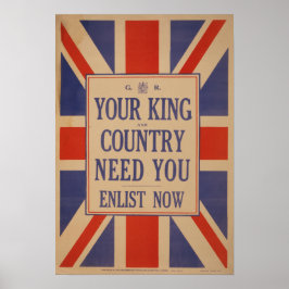  Brits poster voor inschrijving