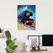 Brits Poster voor stoomlocomotieven (Thuiskantoor)