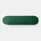 Brits racegroen (effen kleur) persoonlijk skateboard (Horizontaal)