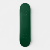 Brits racegroen (effen kleur) persoonlijk skateboard (Voorkant)