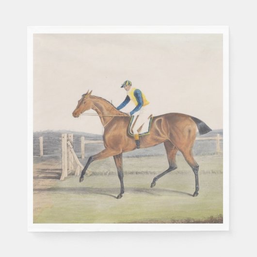 Brits racepaard (De Hertogin) Servet (Voorkant)