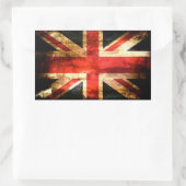 Brits Rechthoekige Sticker (Tas)